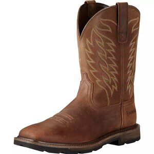 NWT Ariat Men Groundbreaker EH Wellington Work Boots